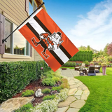 Cleveland Browns Classic Logo Retro Flag