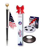Defender Flagpole - Dark Bronze Bundle
