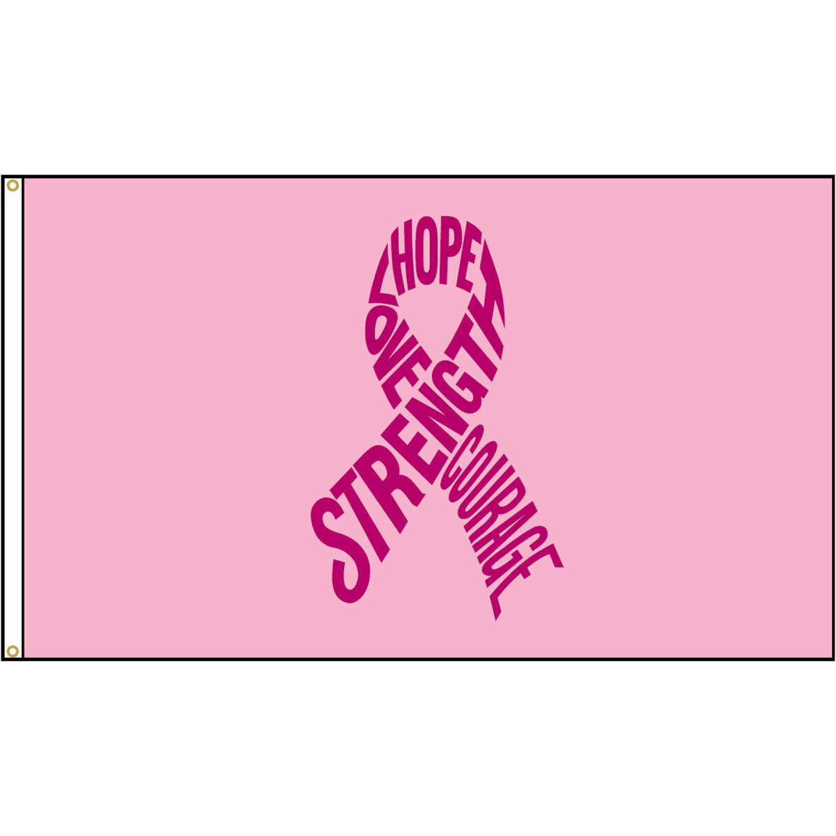 Pink Ribbon Flag