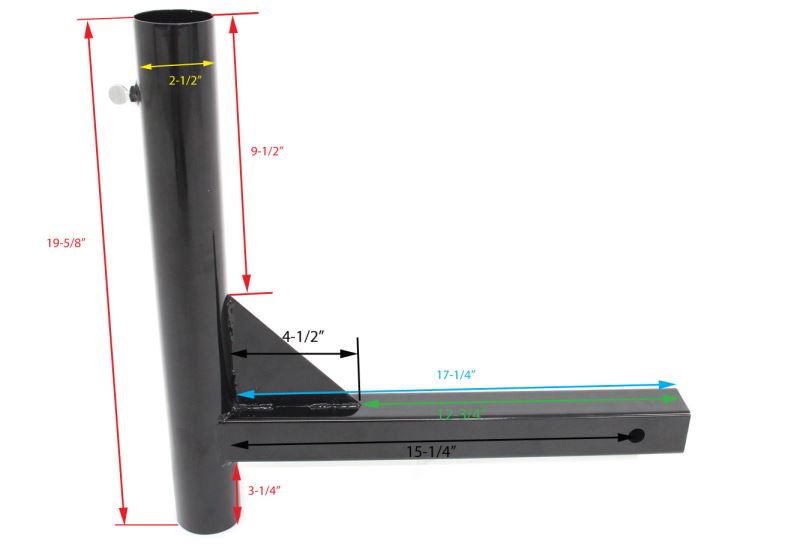 Hitch Mount Flagpole Holder (Classic & Defender Models Only)