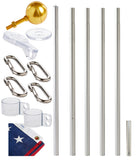 21' defender sectional flagpole kit contents