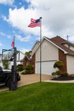 Liberty Telescoping Flagpole- Dark Bronze