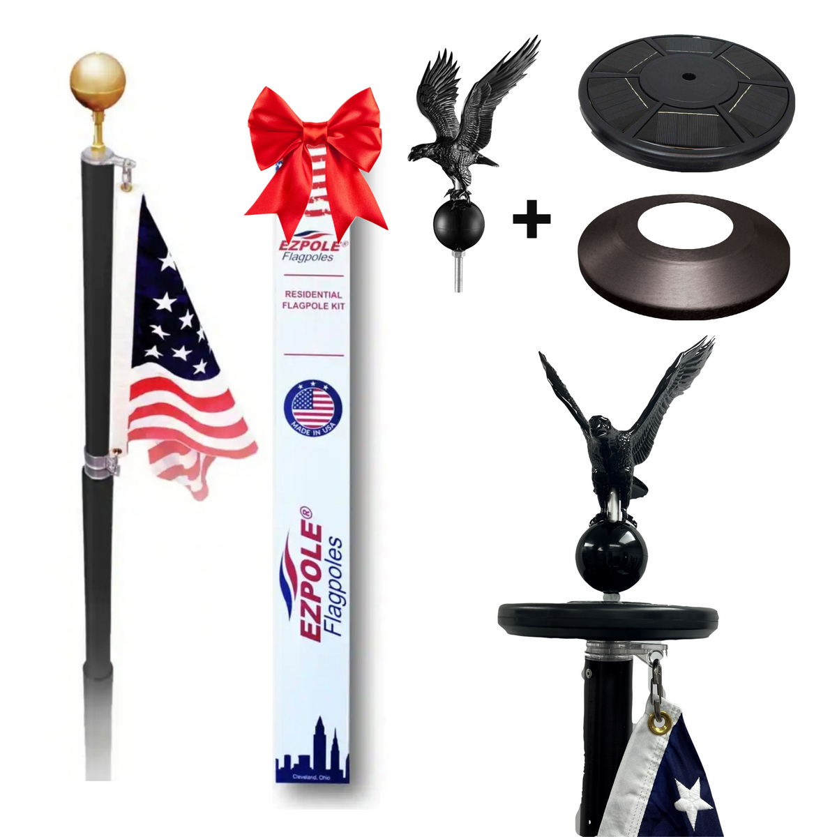 Black Flying Eagle w/ Ball
