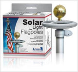 Classic Rope Flagpole kit Bundle with Solar Light & Flash Collar