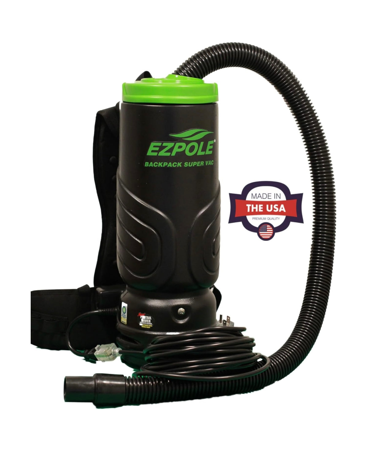 Commercial HEPA 4- Stage Filtration Backpack Vacuum