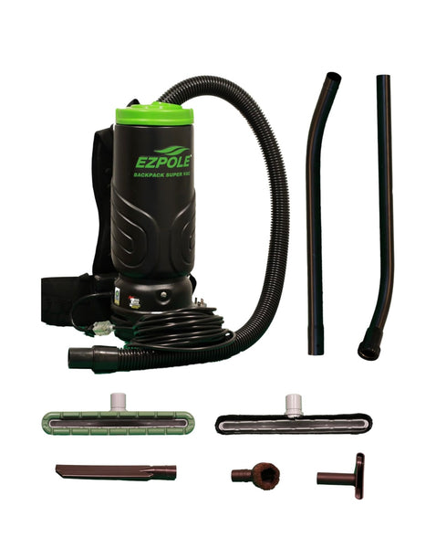 Commercial HEPA 4- Stage Filtration Backpack Vacuum – EZPOLE Flagpoles