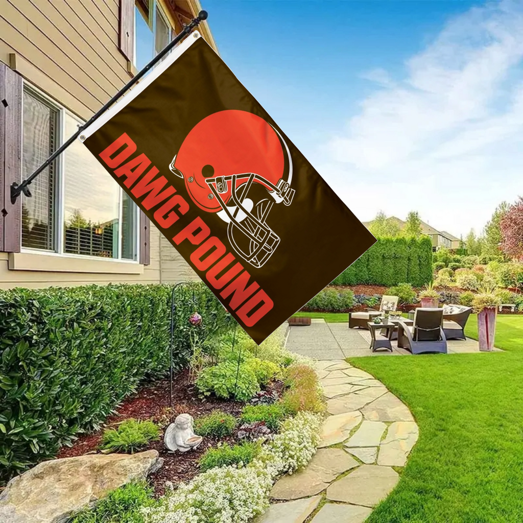 Cleveland Browns Slogan Flag