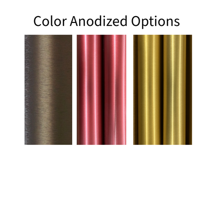 Gold/ Red Anodized - Defender (No Rope) Flagpole