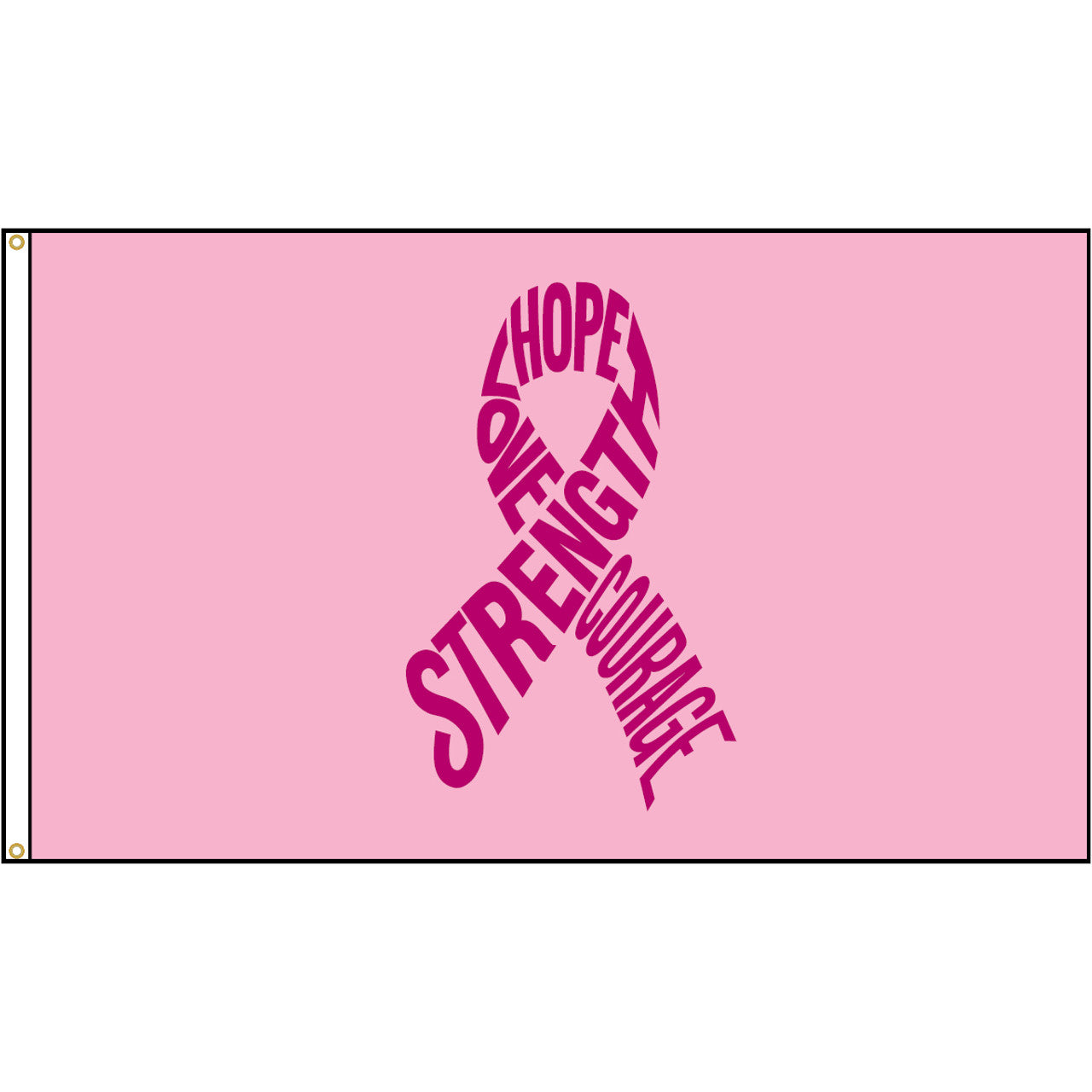 Pink Ribbon Flag