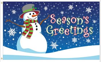 Season's Greetings Flag