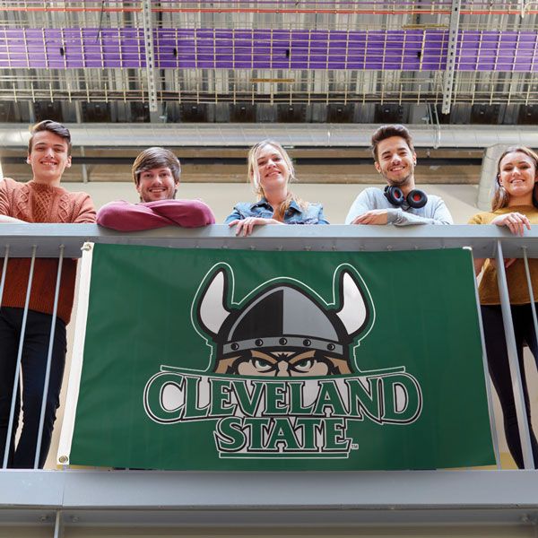 CLEVELAND STATE VIKINGS FLAG