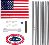 All American Series - 30’ Tapered Sectional Flagpole kit