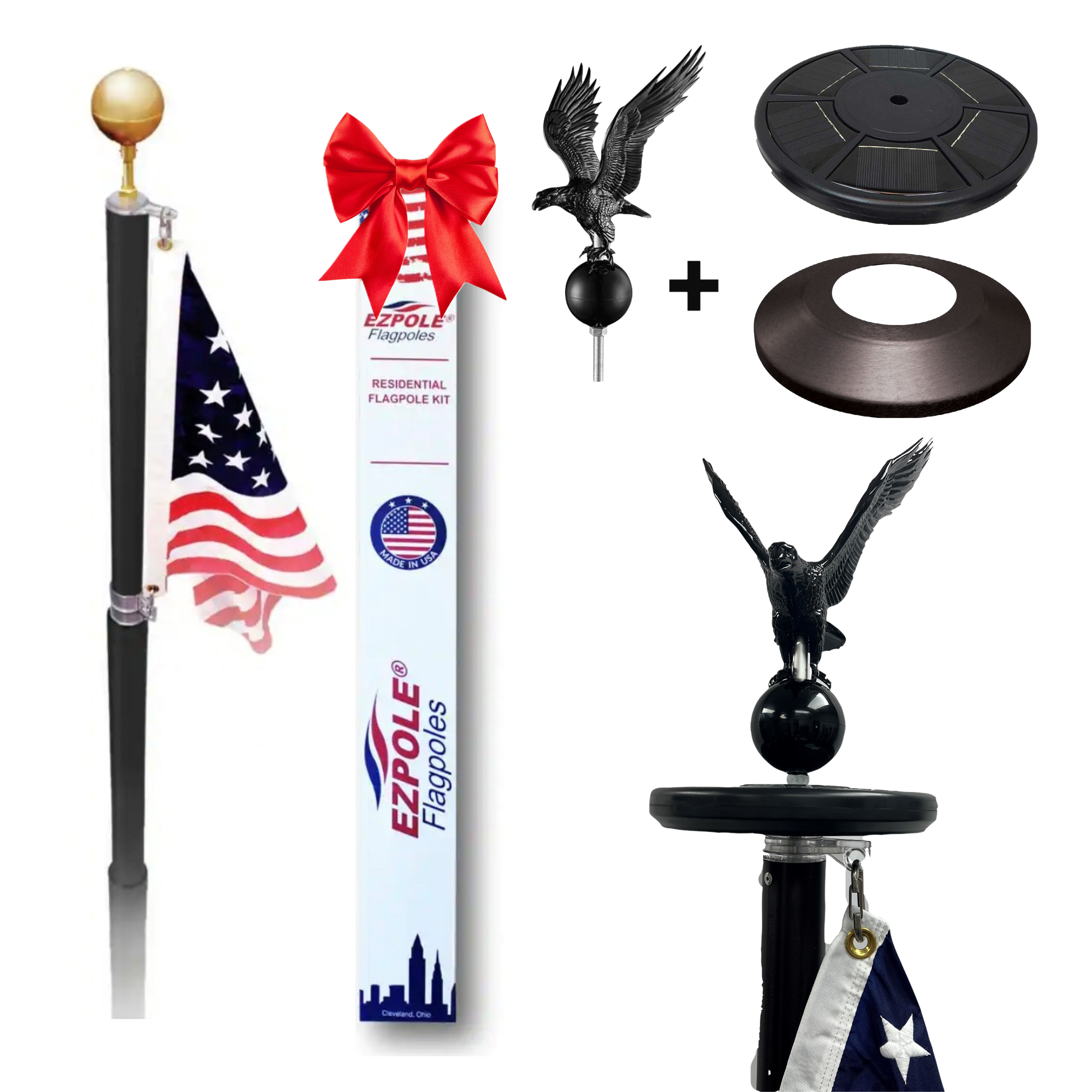 Black Flying Eagle w/ Ball