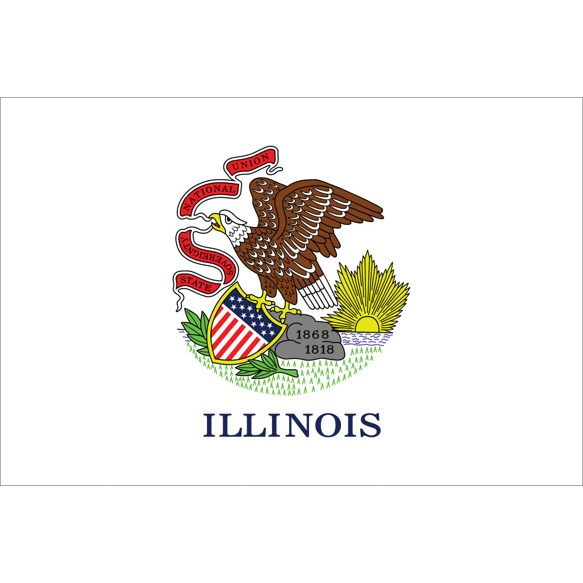 Illinois Flags - Nylon
