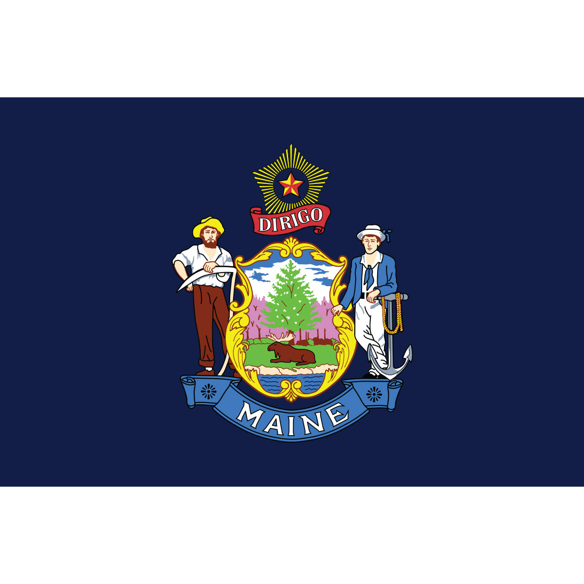 Maine Flags - Nylon