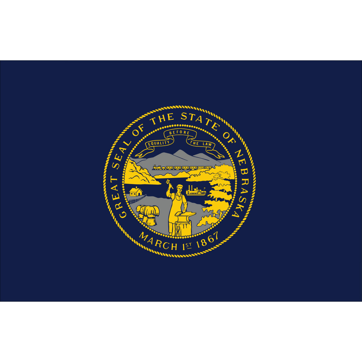 Nebraska Flags - Nylon