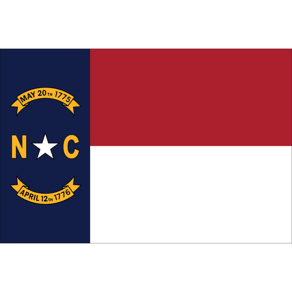 North Carolina Flags - Nylon
