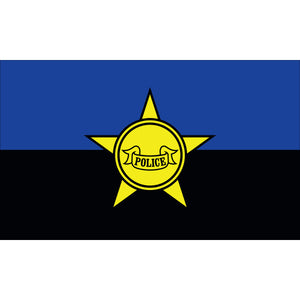 POLICE REMEMBRANCE FLAG