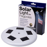 Dark Bronze Liberty Telescopic Flagpole Kit Bundle with Solar Light & Flash Collar
